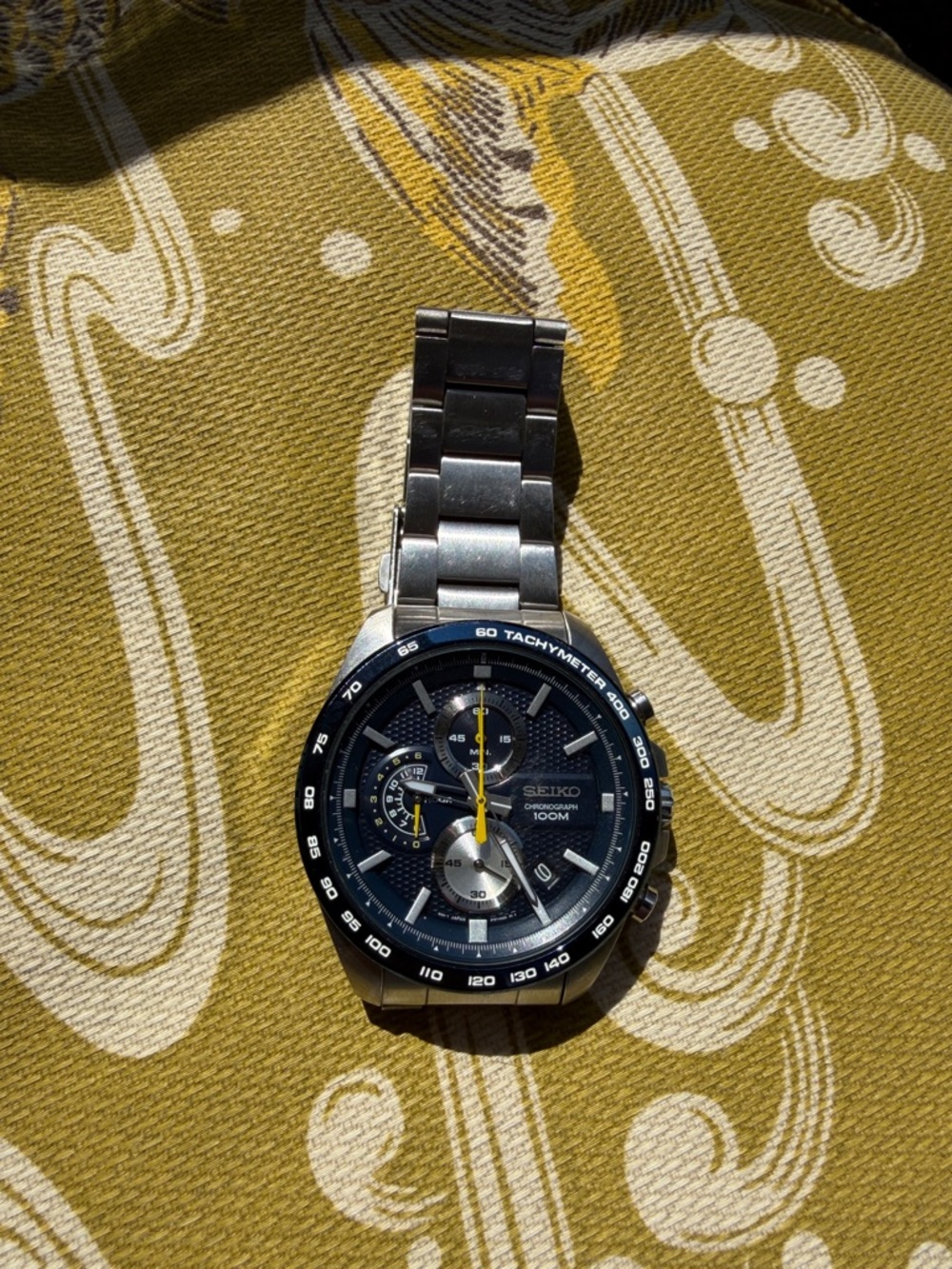 Seiko Men’s watch, chronograph model number SSB259P1